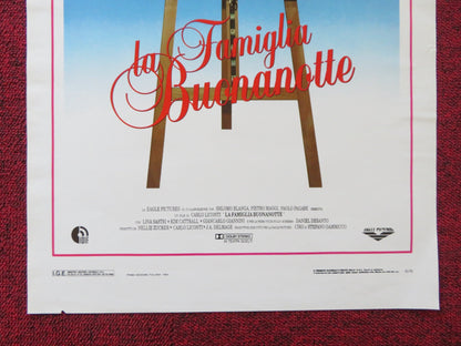 LA FAMIGLIA BUONANOTTE ITALIAN LOCANDINA POSTER GIANNINI KIM CATTRALL 1989 Rendezvous Cinema Movie posters