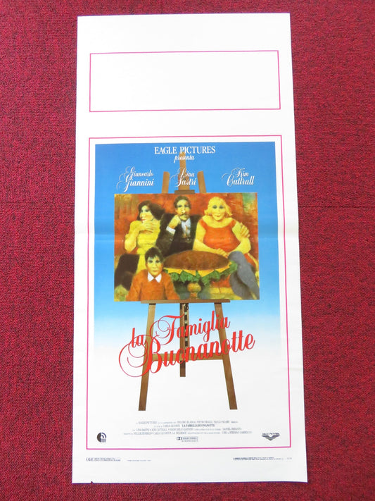 LA FAMIGLIA BUONANOTTE ITALIAN LOCANDINA POSTER GIANNINI KIM CATTRALL 1989 Rendezvous Cinema Movie posters