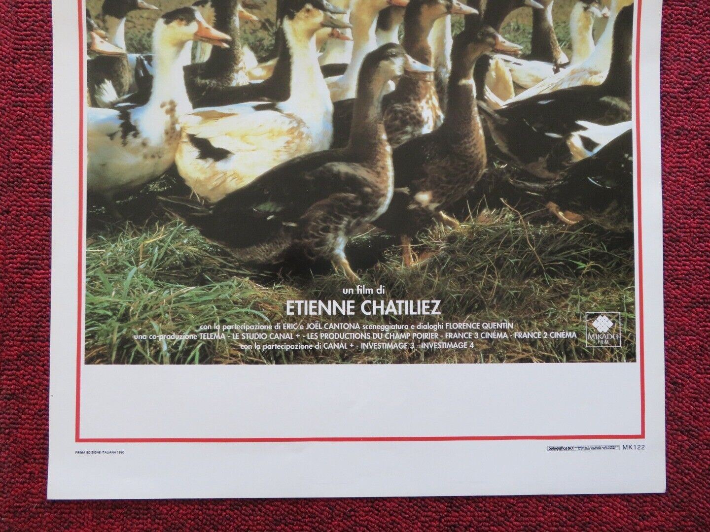 LA FELICITA E DIETRO L'ANGOLO ITALIAN LOCANDINA (27.5"x13") POSTER 1996 Movie posters