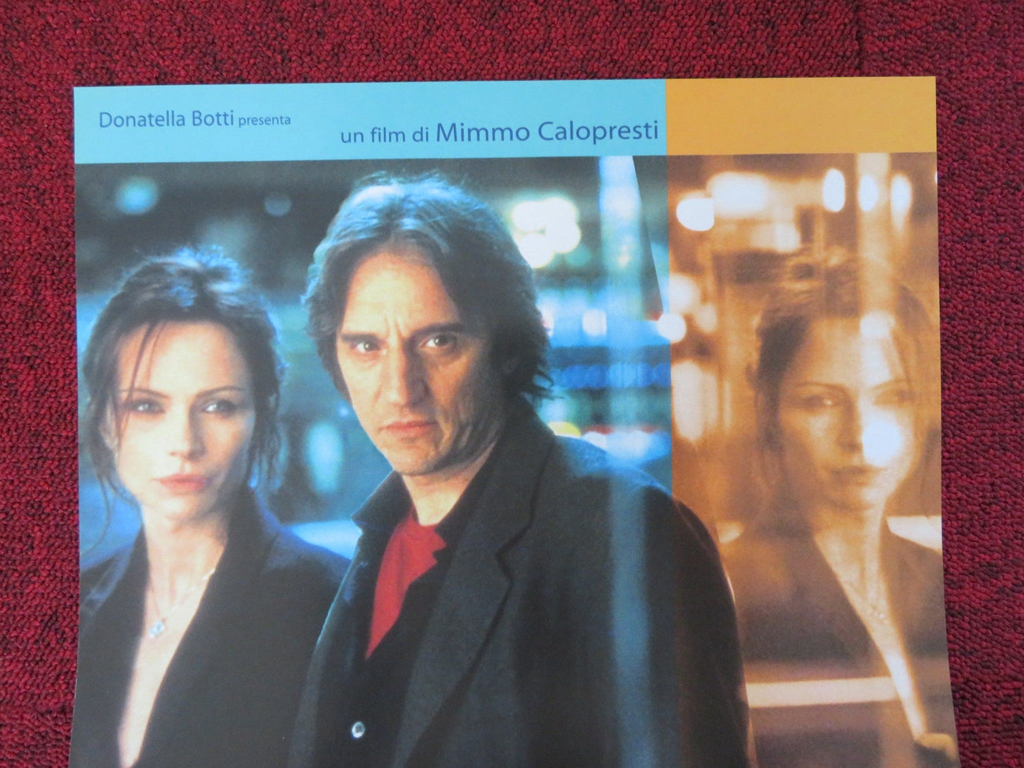 LA FELICITA NON COSTA NIENTE ITALIAN LOCANDINA POSTER MIMMO CALOPRESTI 2003 Rendezvous Cinema Movie posters