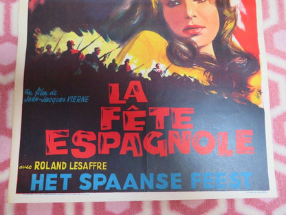 LA FETE ESPAGNOLE / No Time for Ecstasy BELGIUM (21.5"x 14) POSTER DALIAH LAVI - Rendezvous Cinema