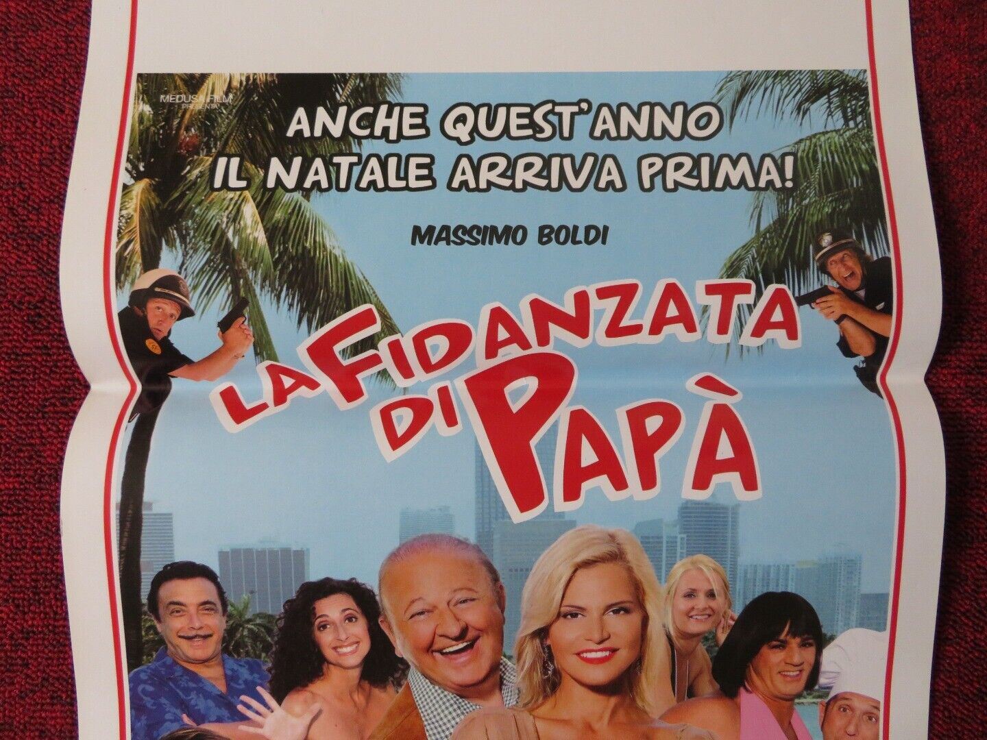 LA FIDANZATA DI PAPA ITALIAN LOCANDINA (27.5"x13.5") POSTER MASSIMO BOLDI 2008 Movie posters