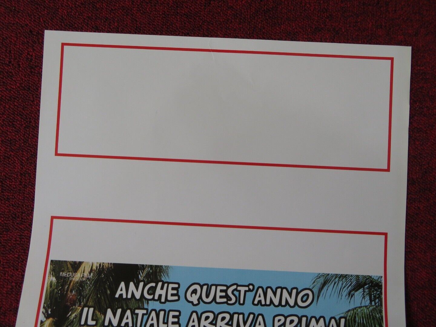 LA FIDANZATA DI PAPA ITALIAN LOCANDINA (27.5"x13.5") POSTER MASSIMO BOLDI 2008 Movie posters