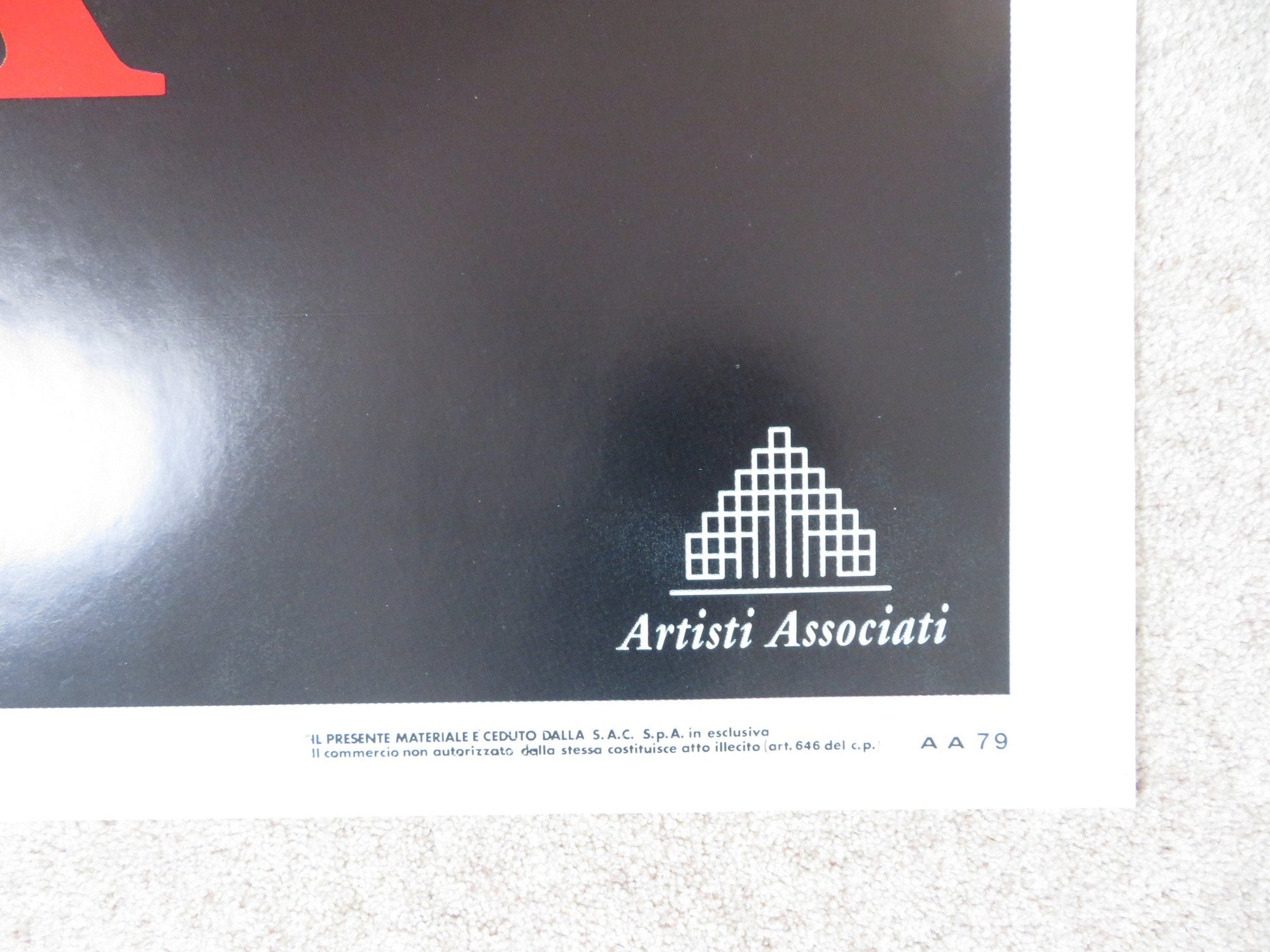 LA FINE E NOTA ITALIAN 2 FOGLIO POSTER FABRIZIO BENTIVOGLIO CARLO CECCHI 1993 Rendezvous Cinema Movie posters