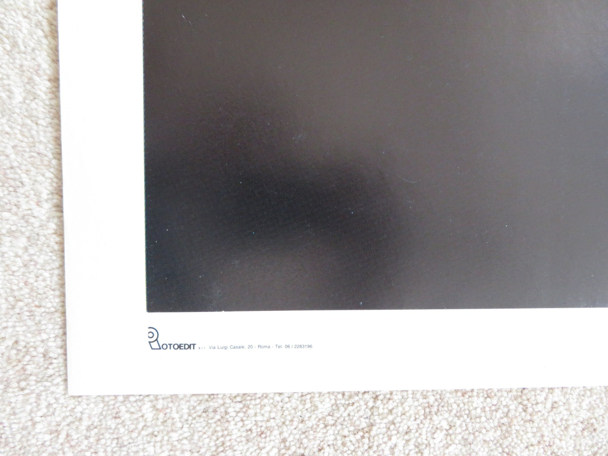 LA FINE E NOTA ITALIAN 2 FOGLIO POSTER FABRIZIO BENTIVOGLIO CARLO CECCHI 1993 Rendezvous Cinema Movie posters