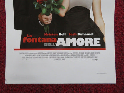 LA FONTANA DELL'AMORE / when in rome ITALIAN LOCANDINA (27.5"x13") POSTER 2010 Movie posters