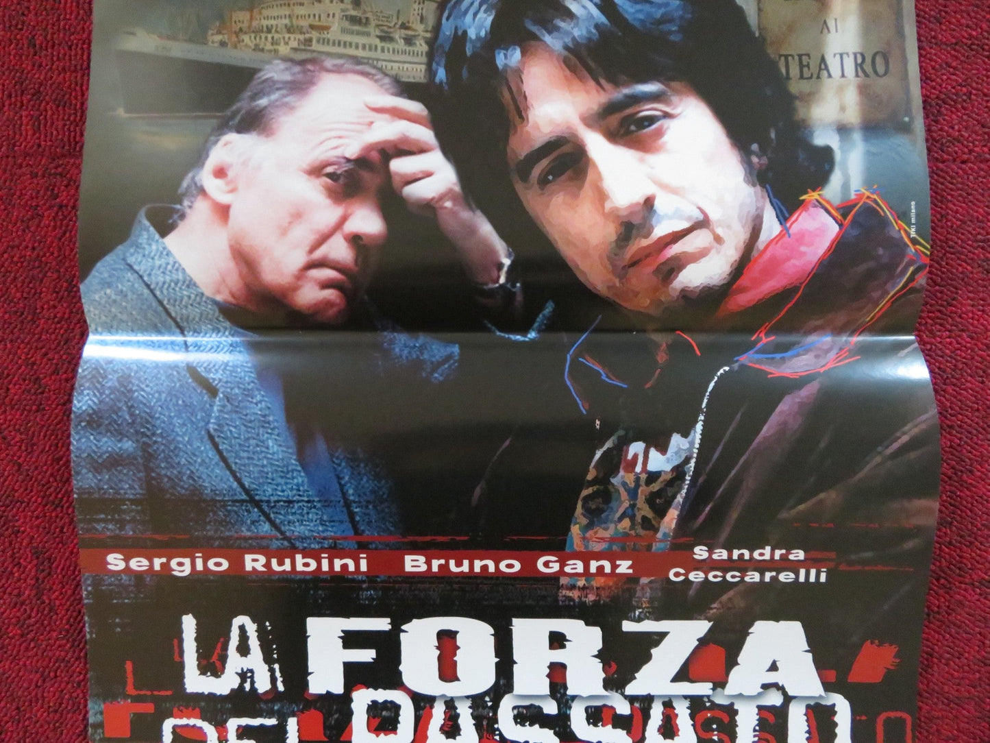 LA FORZA DEL PASSATO ITALIAN LOCANDINA POSTER SERGIO RUBINI BRUNO GANZ 2002 Rendezvous Cinema Movie posters