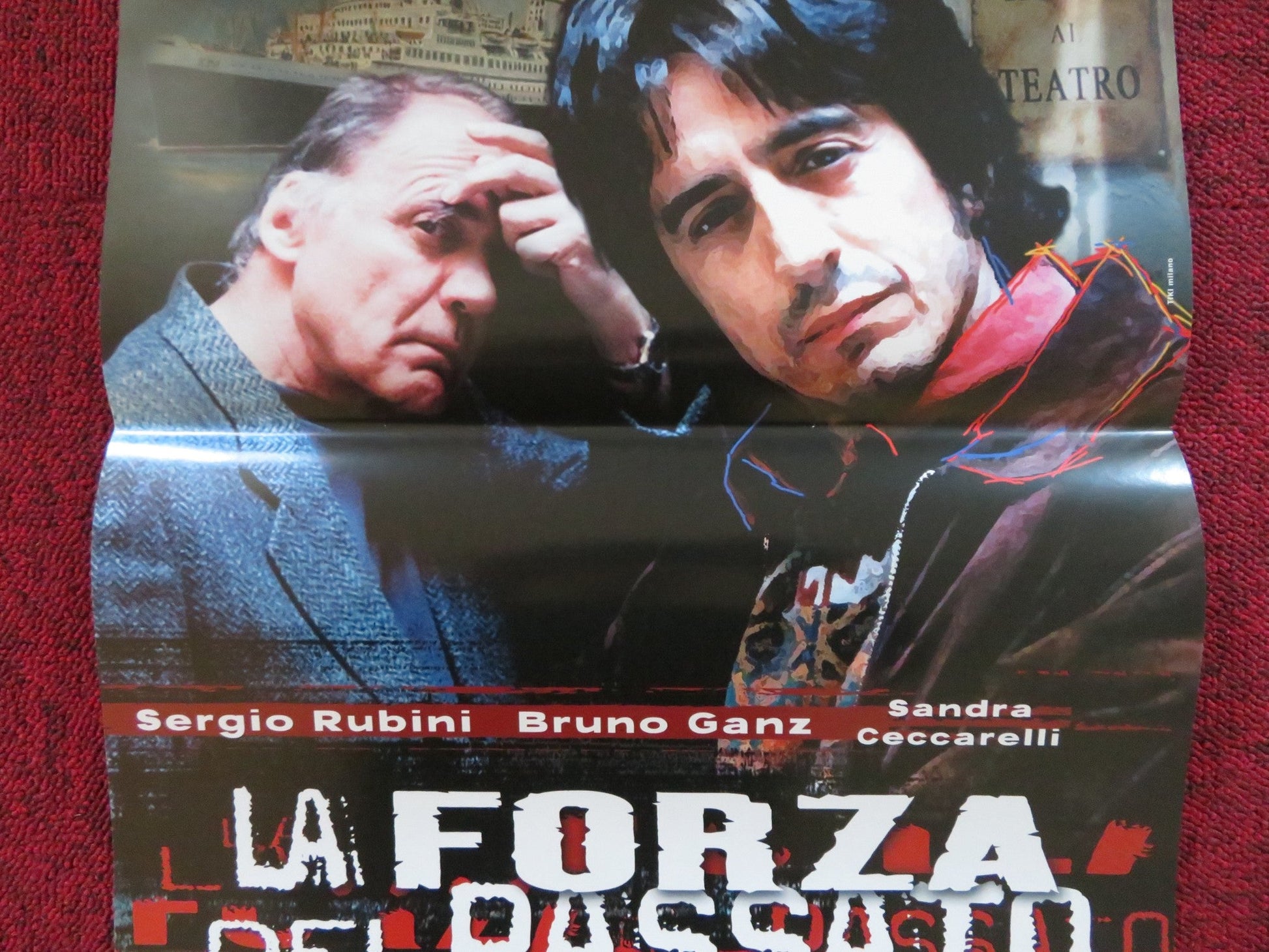 LA FORZA DEL PASSATO ITALIAN LOCANDINA POSTER SERGIO RUBINI BRUNO GANZ 2002 Rendezvous Cinema Movie posters