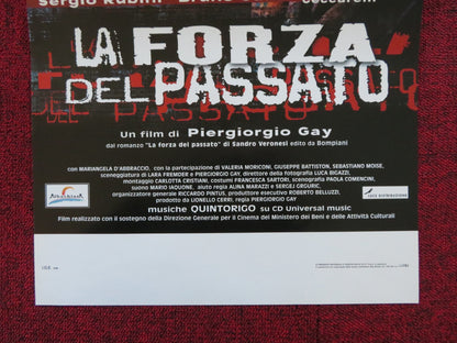 LA FORZA DEL PASSATO ITALIAN LOCANDINA POSTER SERGIO RUBINI BRUNO GANZ 2002 Rendezvous Cinema Movie posters