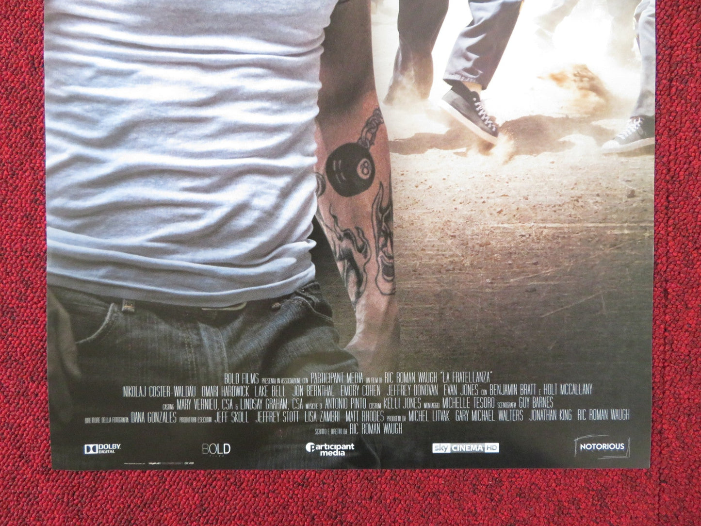 LA FRATELLANZA / SHOT CALLER ITALIAN LOCANDINA POSTER NIKOLAJ COSTER - WALDAU 2017 Rendezvous Cinema Movie posters