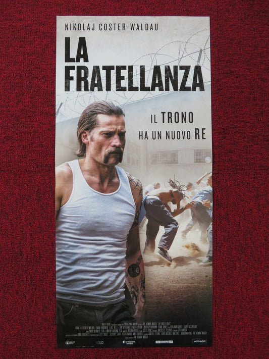 LA FRATELLANZA / SHOT CALLER ITALIAN LOCANDINA POSTER NIKOLAJ COSTER - WALDAU 2017 Rendezvous Cinema Movie posters