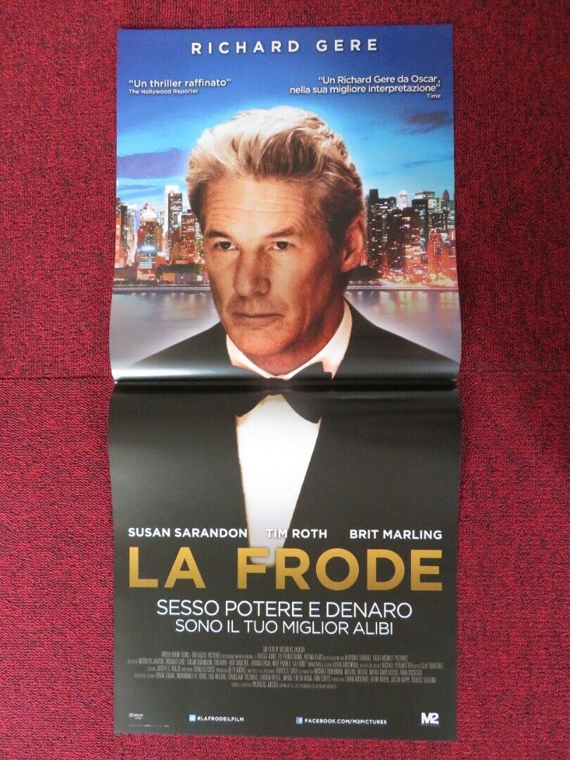 LA FRODE / ARBITRAGE ITALIAN LOCANDINA (26.5"x12.5") POSTER RICHARD GERE 2012 - Rendezvous Cinema