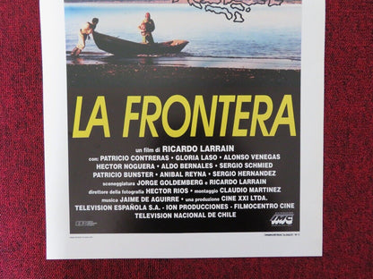 LA FRONTERA ITALIAN LOCANDINA (27.5"x13") POSTER PATRICIO CONTRERAS GLORIA LASO Movie posters