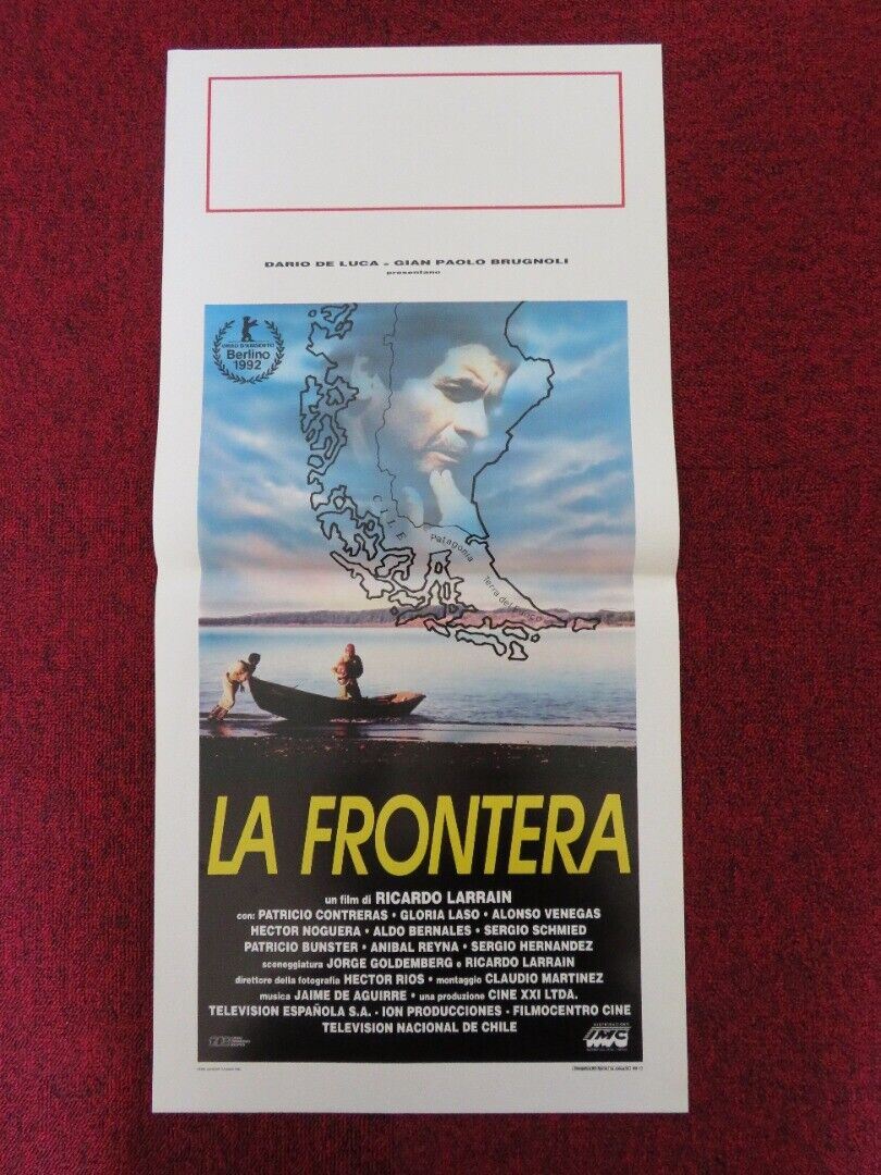 LA FRONTERA ITALIAN LOCANDINA (27.5"x13") POSTER PATRICIO CONTRERAS GLORIA LASO Movie posters