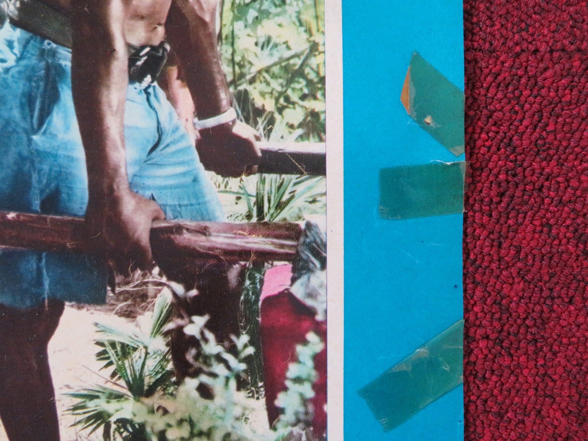 LA FUGA DI TARZAN / TARZAN ESCAPES - B ITALIAN FOTOBUSTA POSTER WEISSMULLE 1954 Rendezvous Cinema Movie posters