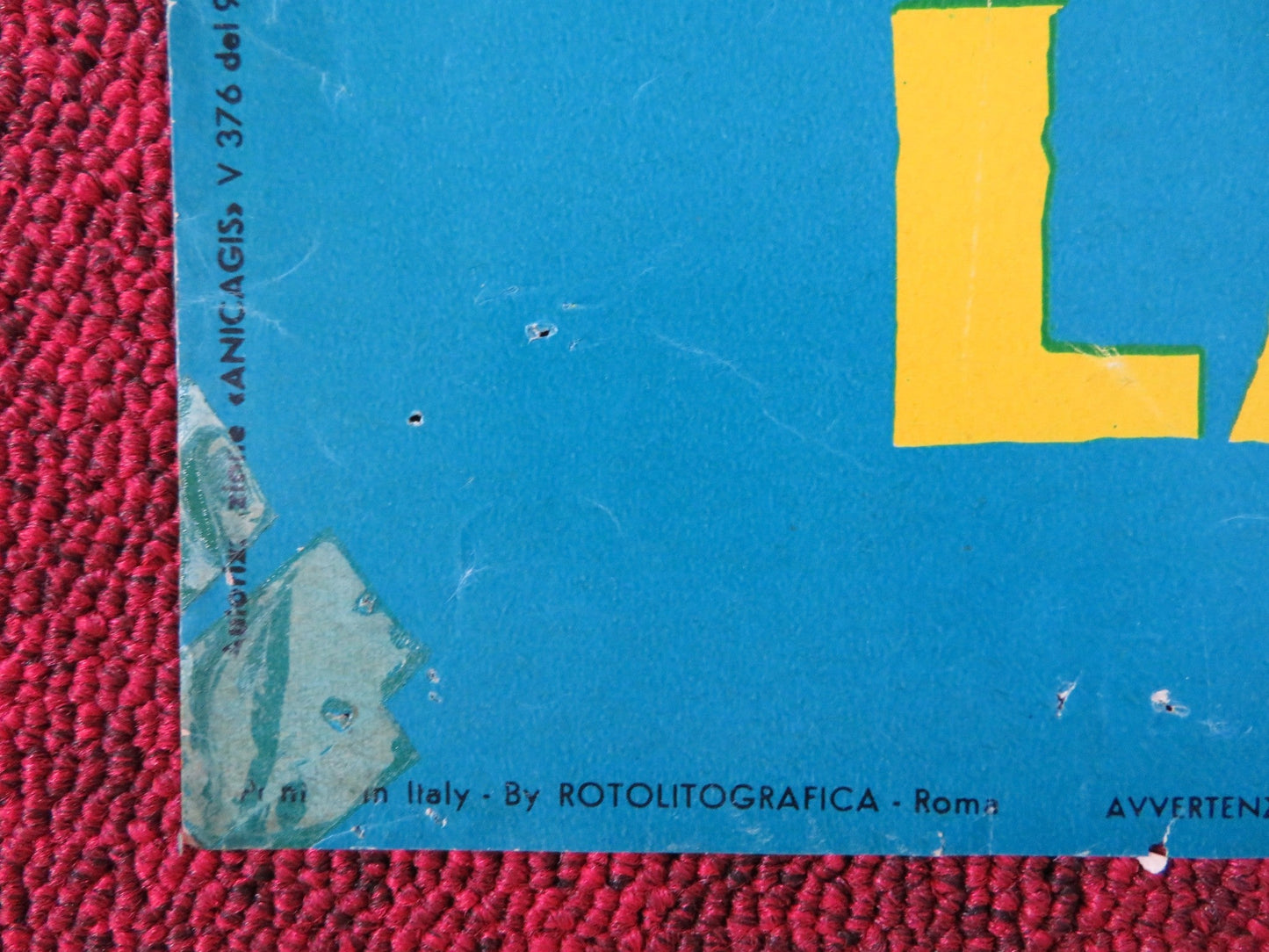 LA FUGA DI TARZAN / TARZAN ESCAPES - B ITALIAN FOTOBUSTA POSTER WEISSMULLE 1954 Rendezvous Cinema Movie posters