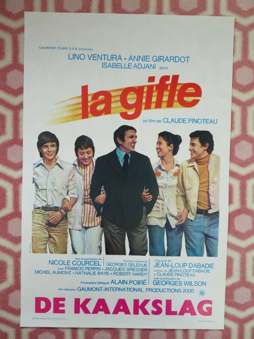 LA GIFLE / The Slap BELGIUM (21.5"x14") POSTER LINO VENTURA ANNIE GIRARDOT 1974 Movie posters