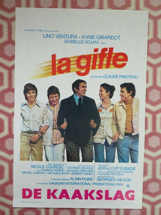 LA GIFLE / The Slap BELGIUM (21.5"x14") POSTER LINO VENTURA ANNIE GIRARDOT 1974 Movie posters