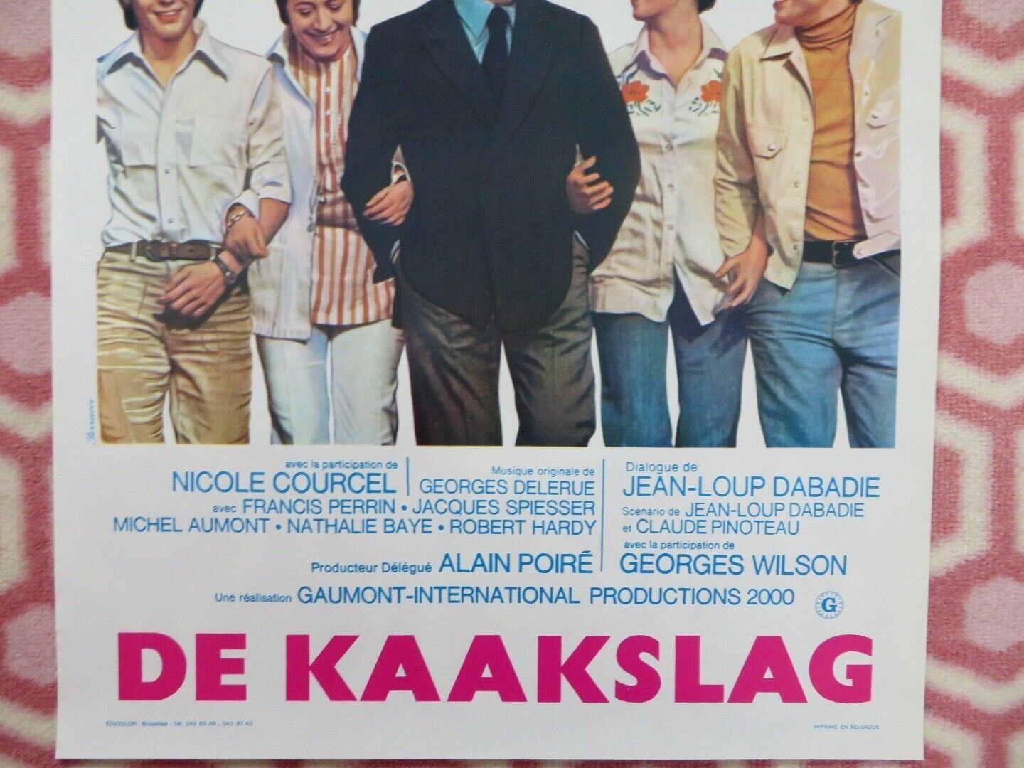 LA GIFLE / The Slap BELGIUM (21.5"x14") POSTER LINO VENTURA ANNIE GIRARDOT 1974 Movie posters