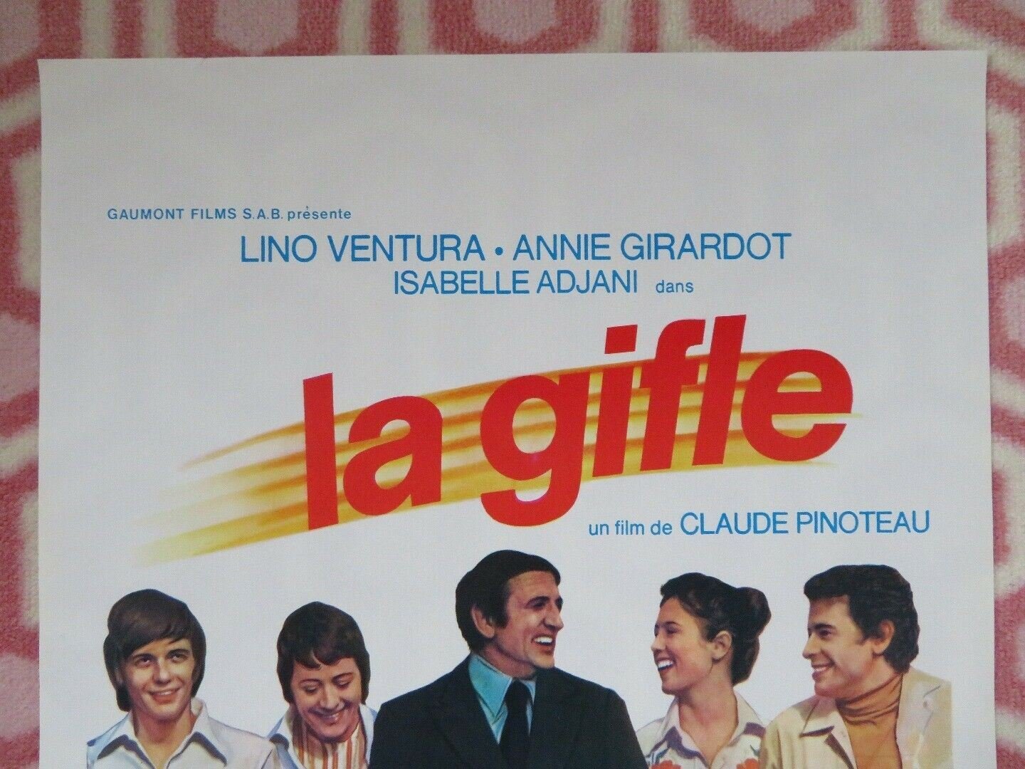 LA GIFLE / The Slap BELGIUM (21.5"x14") POSTER LINO VENTURA ANNIE GIRARDOT 1974 Movie posters