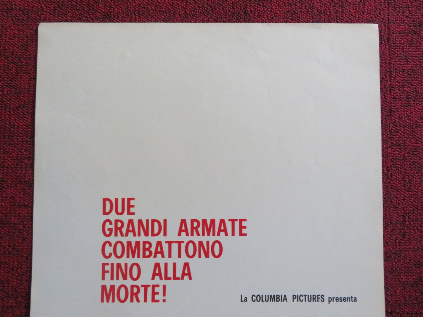 LA GRANDE BATTAGLIA ITALIAN LOCANDINA POSTER MIKHAIL NOZHKIN N. OLYALIN 1971 Rendezvous Cinema Movie posters