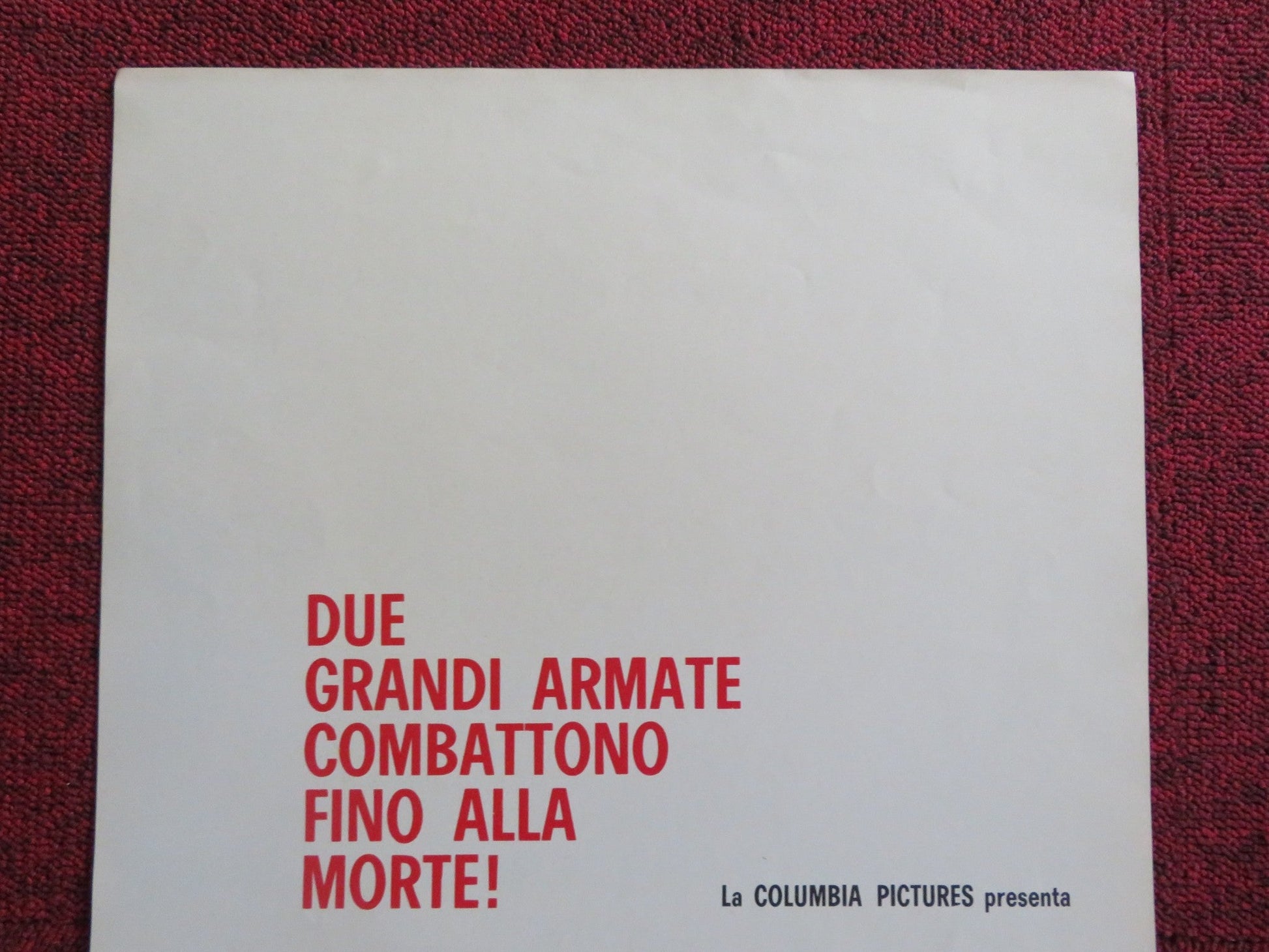 LA GRANDE BATTAGLIA ITALIAN LOCANDINA POSTER MIKHAIL NOZHKIN N. OLYALIN 1971 Rendezvous Cinema Movie posters