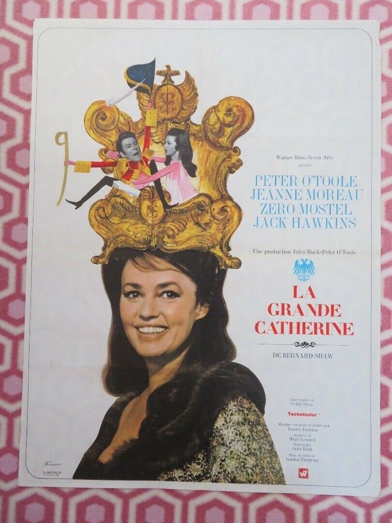 LA GRANDE CATHERINE FRENCH MOYENNE (31.5"x 23.5") POSTER 1968 PETER O'TOOLE Movie posters