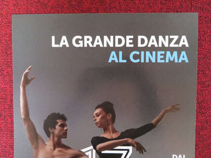 LA GRANDE DANZA AL CINEMA DAL PRESTIGIOSO BOLSHOI ITALIAN LOCANDINA POSTER 2018 Rendezvous Cinema Movie posters