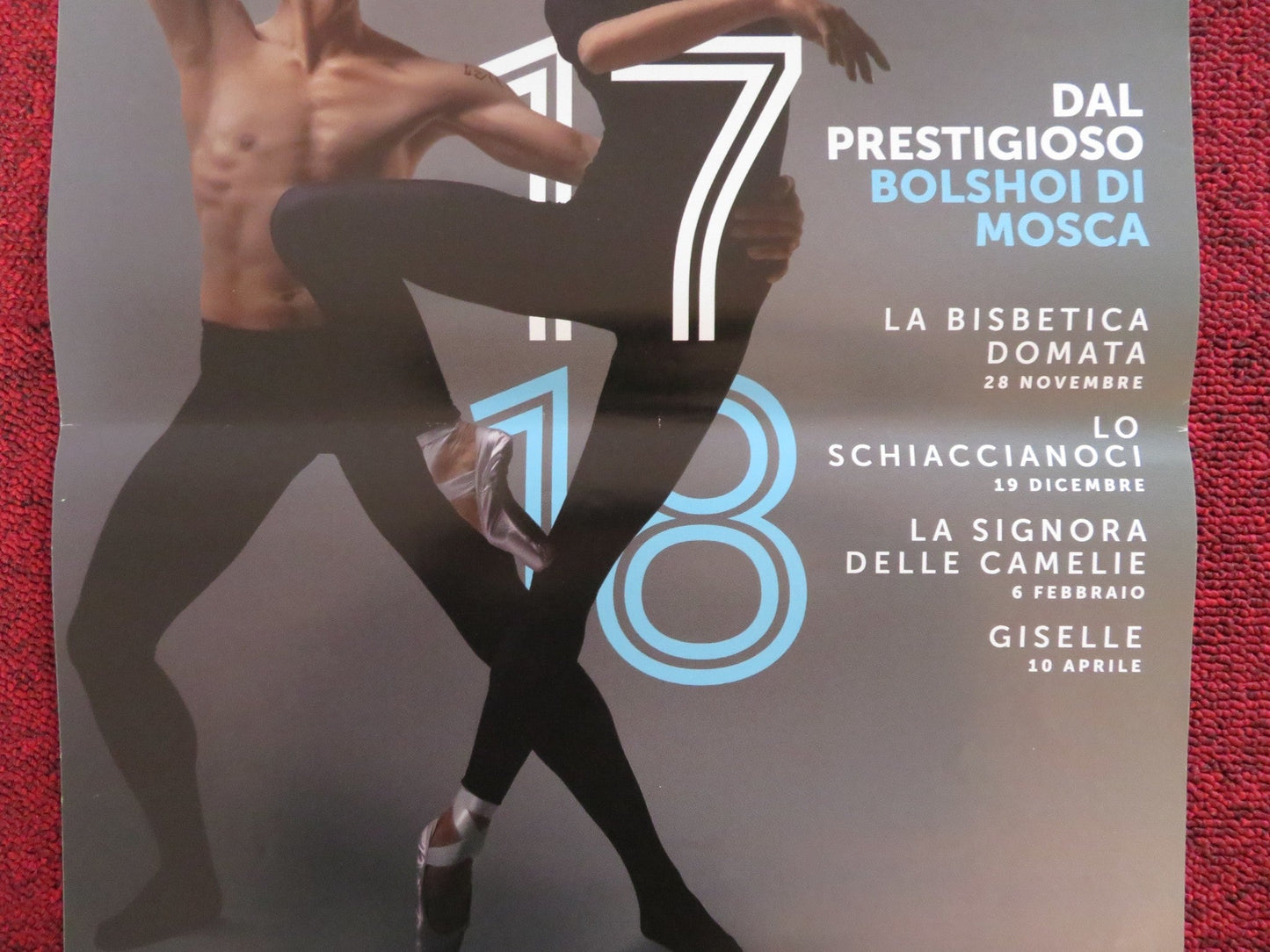 LA GRANDE DANZA AL CINEMA DAL PRESTIGIOSO BOLSHOI ITALIAN LOCANDINA POSTER 2018 Rendezvous Cinema Movie posters
