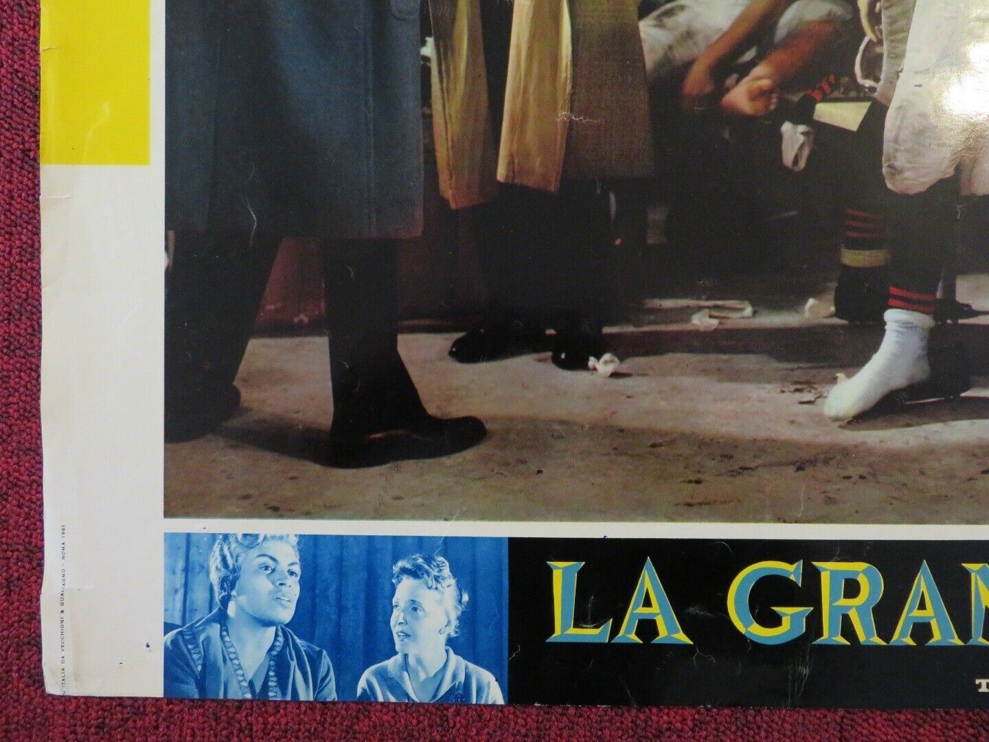 LA GRANDE ESPERIENZA / THE CROWNING EXPERIENCE - A ITALIAN FOTOBUSTA POSTER 1960 Movie posters