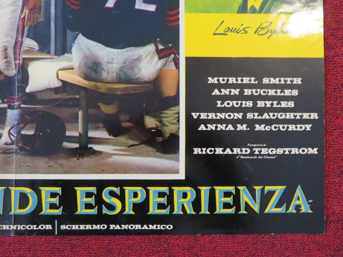 LA GRANDE ESPERIENZA / THE CROWNING EXPERIENCE - A ITALIAN FOTOBUSTA POSTER 1960 Movie posters