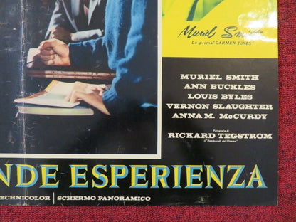 LA GRANDE ESPERIENZA / THE CROWNING EXPERIENCE - B ITALIAN FOTOBUSTA POSTER 1960 Movie posters