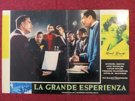 LA GRANDE ESPERIENZA / THE CROWNING EXPERIENCE - B ITALIAN FOTOBUSTA POSTER 1960 Movie posters