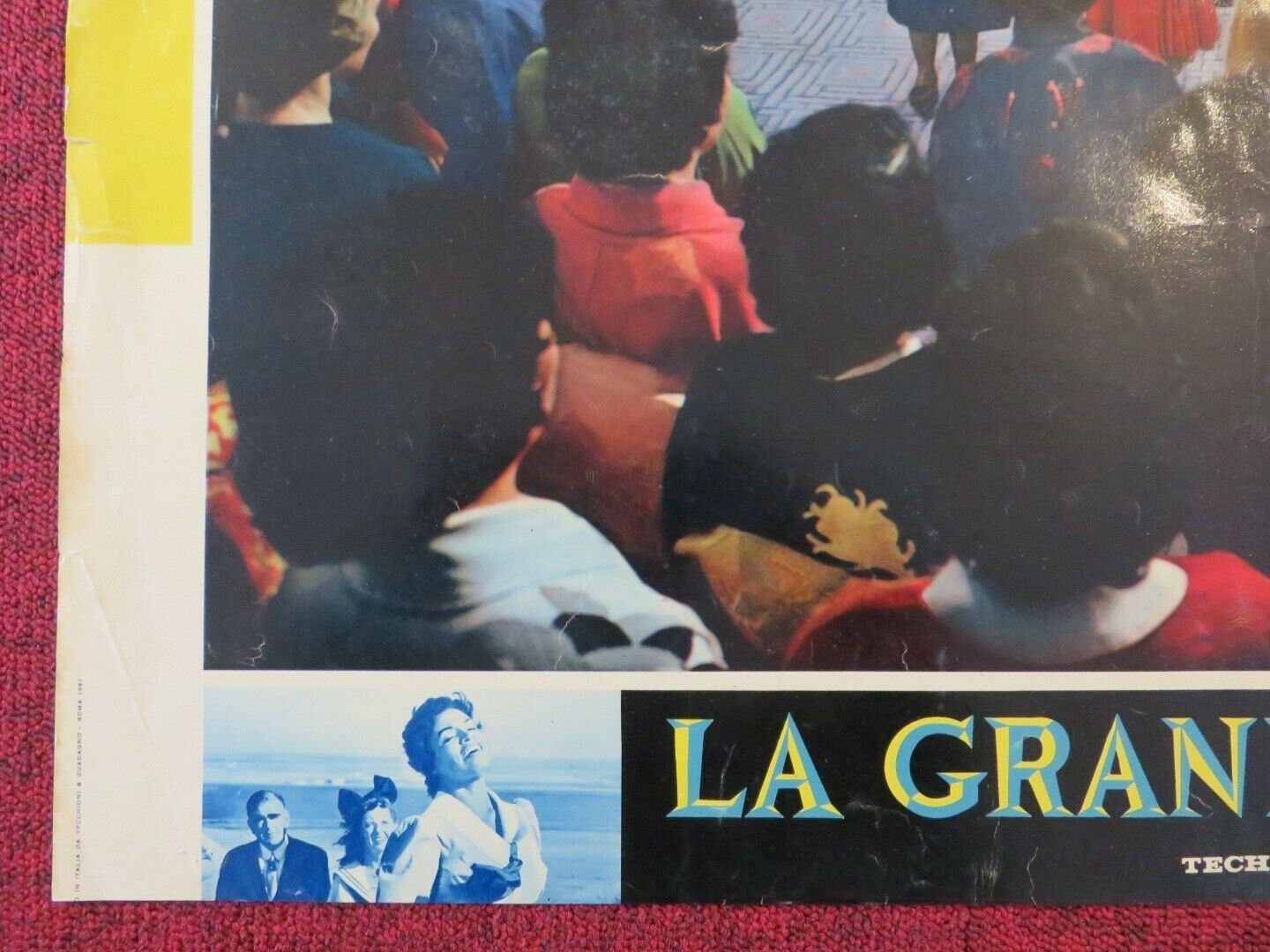 LA GRANDE ESPERIENZA / THE CROWNING EXPERIENCE - C ITALIAN FOTOBUSTA POSTER 1960 Movie posters