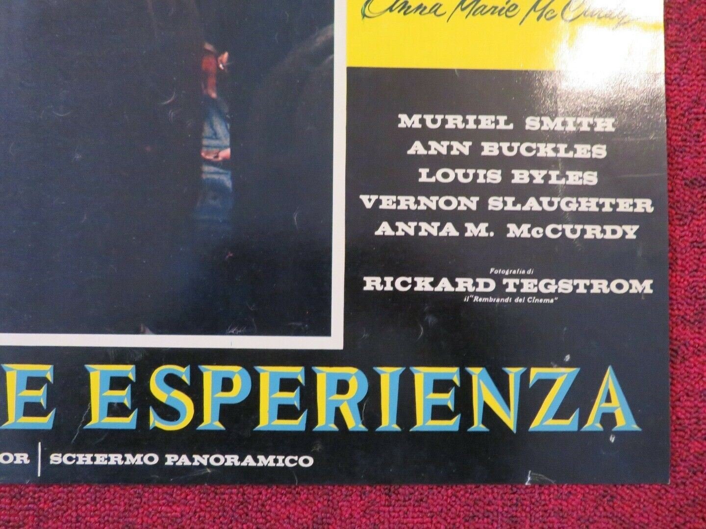 LA GRANDE ESPERIENZA / THE CROWNING EXPERIENCE - C ITALIAN FOTOBUSTA POSTER 1960 Movie posters