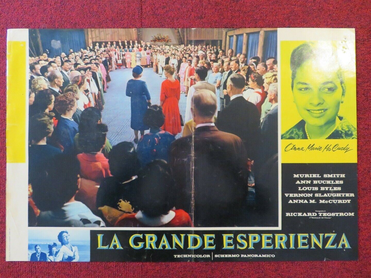 LA GRANDE ESPERIENZA / THE CROWNING EXPERIENCE - C ITALIAN FOTOBUSTA POSTER 1960 Movie posters