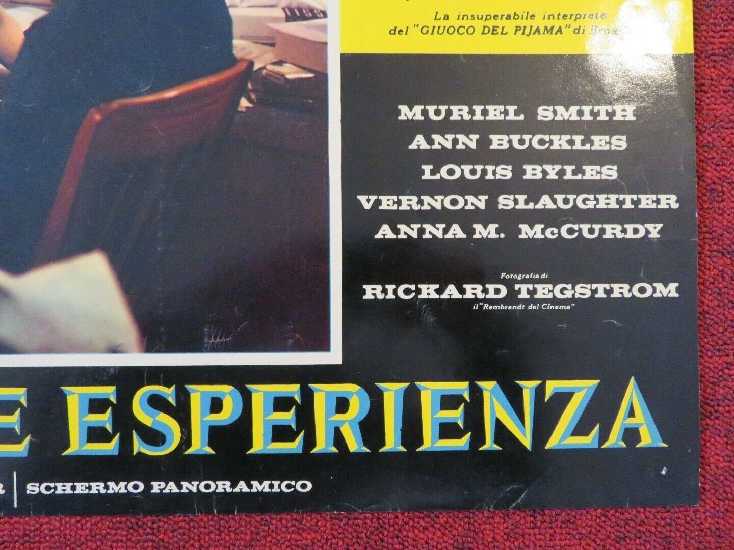 LA GRANDE ESPERIENZA / THE CROWNING EXPERIENCE - D ITALIAN FOTOBUSTA POSTER 1960 Movie posters