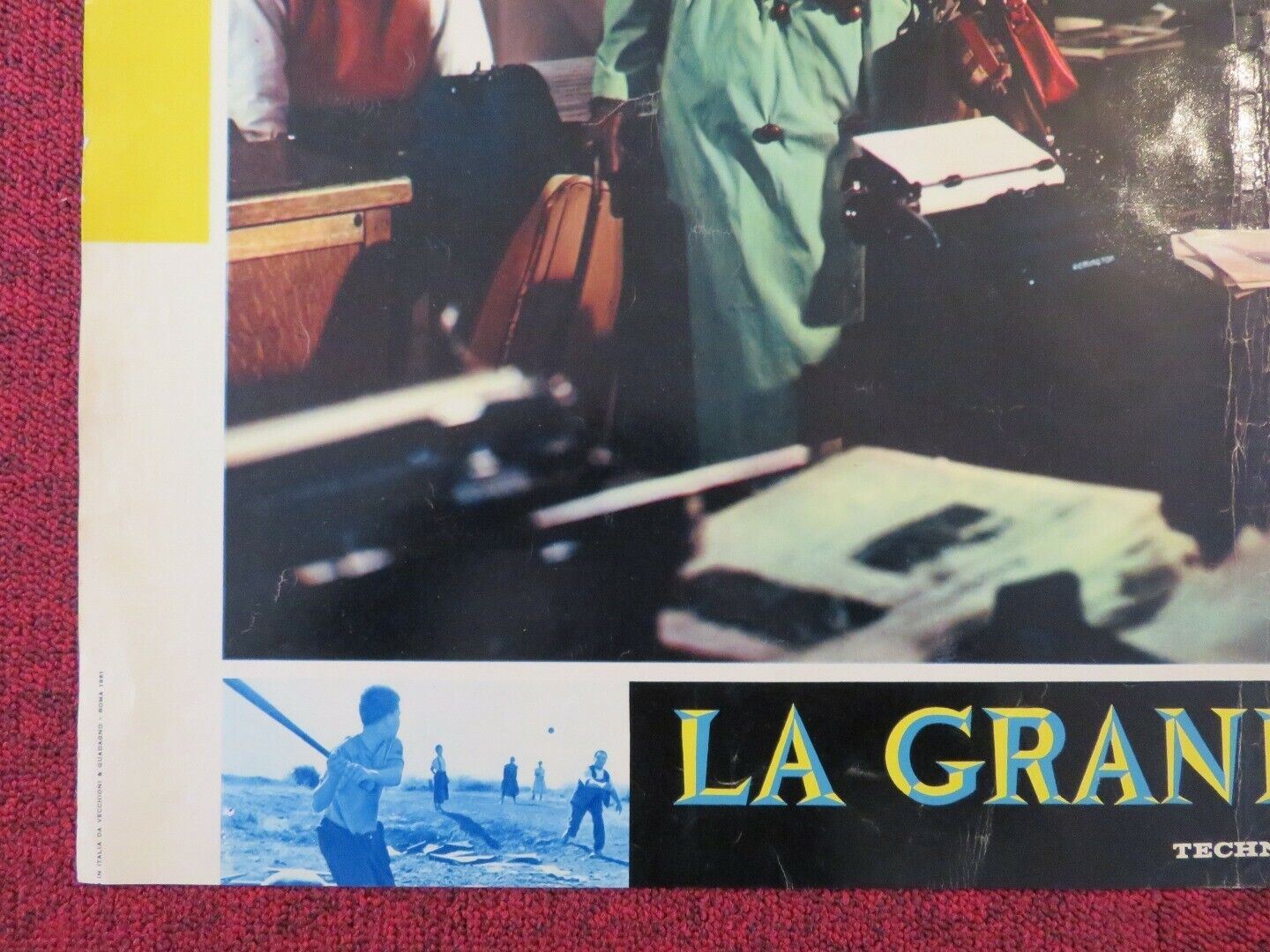 LA GRANDE ESPERIENZA / THE CROWNING EXPERIENCE - D ITALIAN FOTOBUSTA POSTER 1960 Movie posters