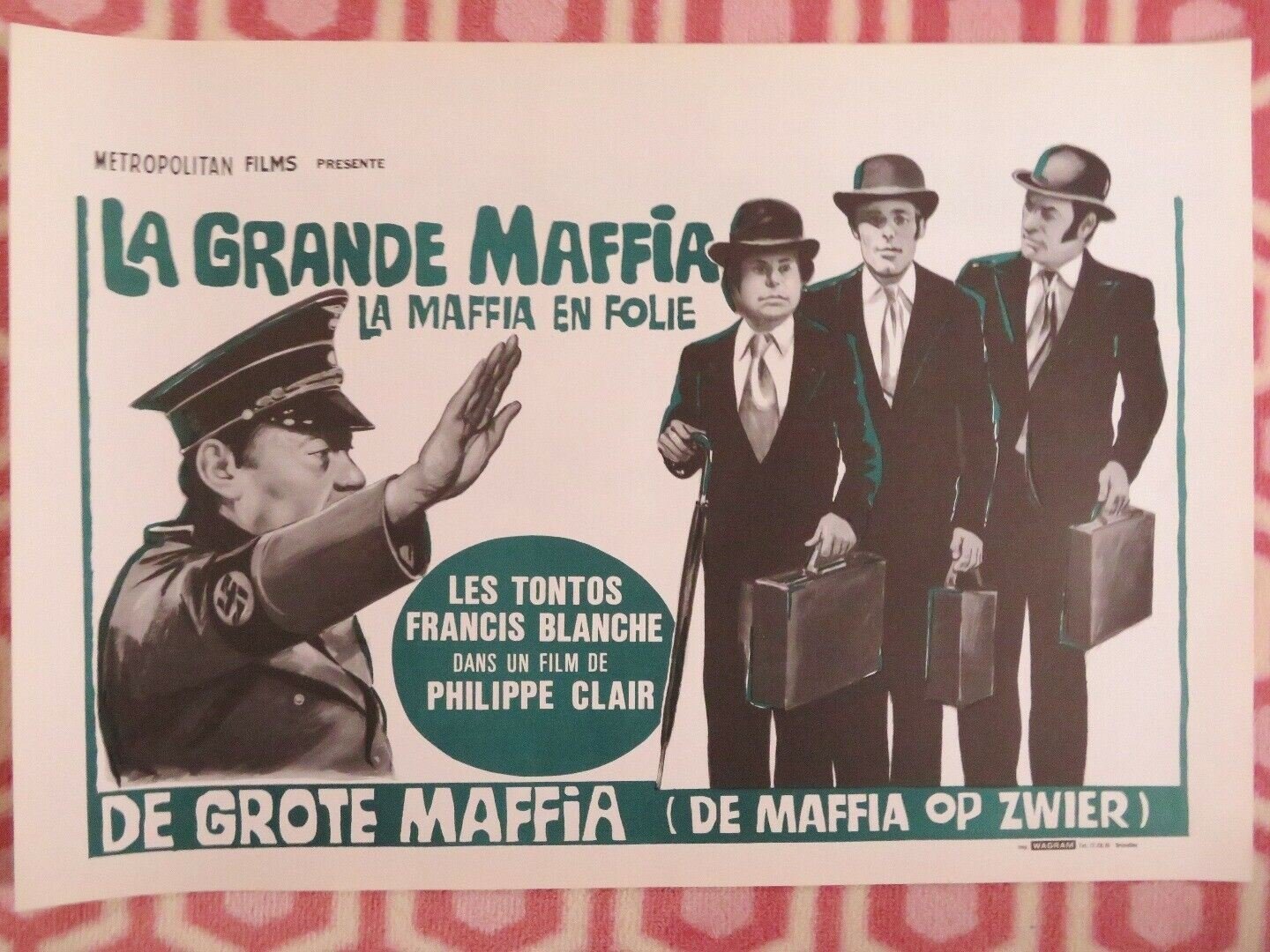 LA GRANDE MAFFIA BELGIUM (14.5"x 21") POSTER FRANCIS BLANCHE 1971 Movie posters
