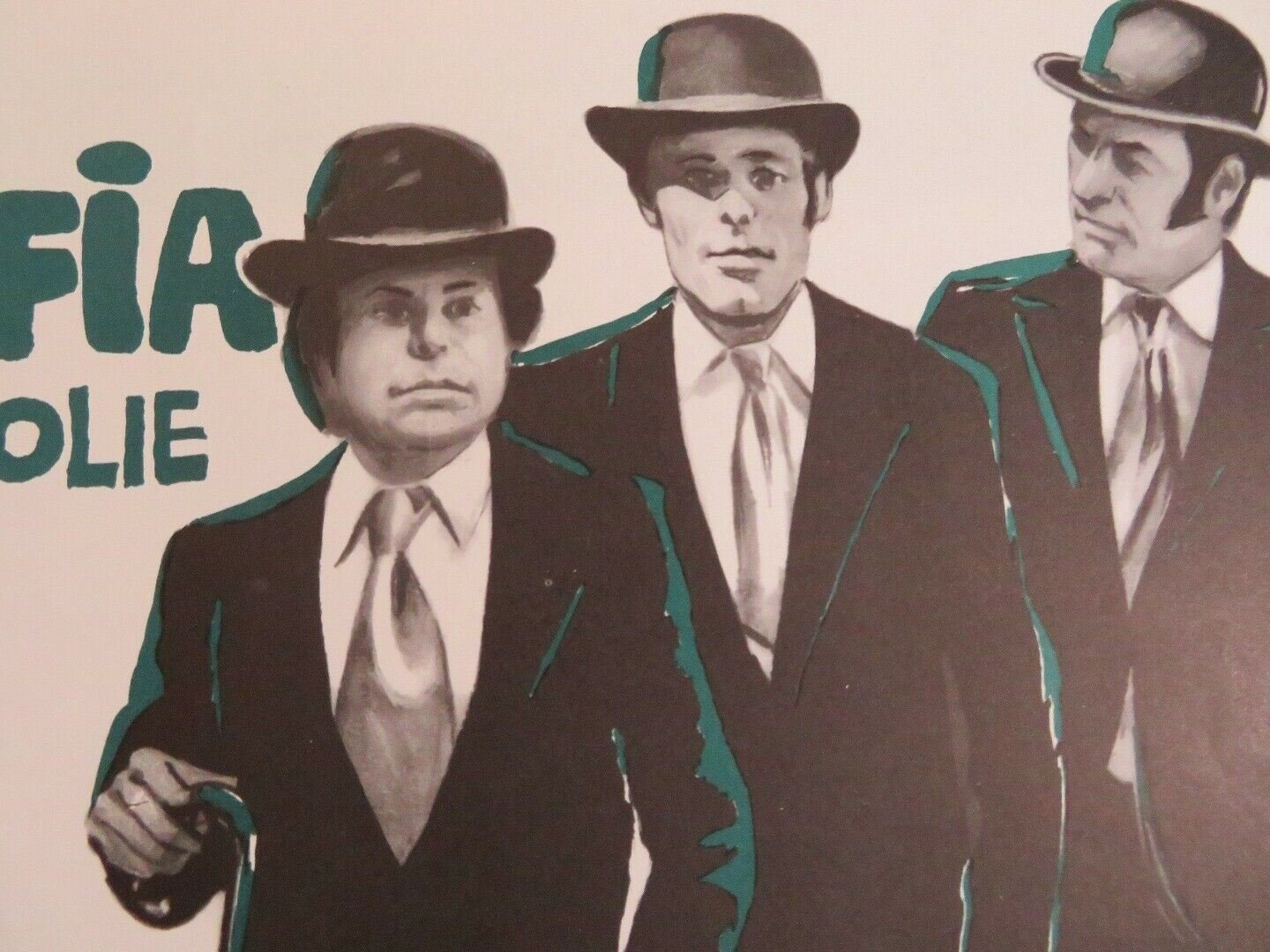 LA GRANDE MAFFIA BELGIUM (14.5"x 21") POSTER FRANCIS BLANCHE 1971 Movie posters