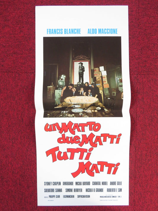 LA GRANDE MAFFIA ITALIAN LOCANDINA POSTER FRANCIS BLANCHE ALDO MACCIONE 1974 Rendezvous Cinema Movie posters