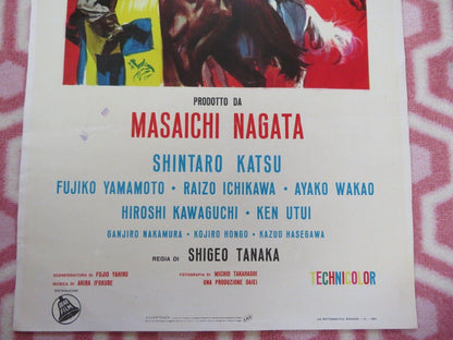 LA GRANDE MURAGLIA /The Great Wall ITALIAN LOCANDINA (27.5"x 13") POSTER 1962 Movie posters