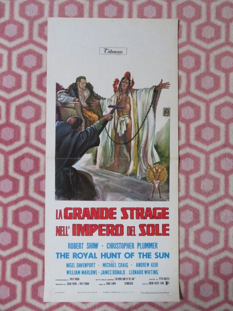 LA GRANDE STRAGE NELL' IMPERO DEL SOLE ITALIAN LOCANDINA (27.5"x13") POSTER '70 - Rendezvous Cinema