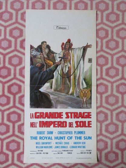 LA GRANDE STRAGE NELL' IMPERO DEL SOLE ITALIAN LOCANDINA (27.5"x13") POSTER '70 - Rendezvous Cinema
