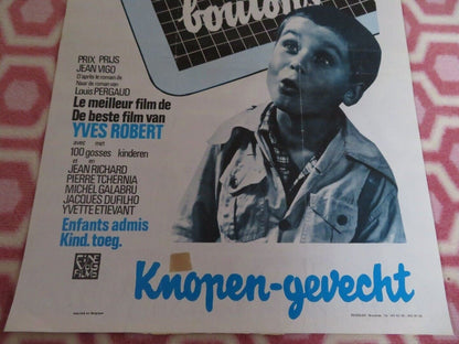 LA GUERRE DES BOUTONS/ WAR OF THE BUTTONS BELGIUM (19.5"x 14.5")POSTER 1962 Movie posters