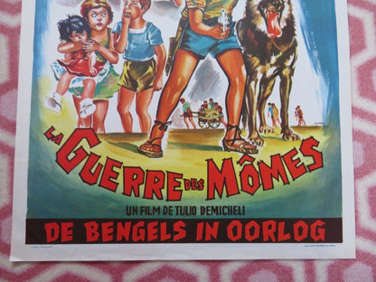 LA GUERRE DES MOMES/ La banda de los ocho BELGIUM (21.5"x 14") POSTER 1962 Movie posters