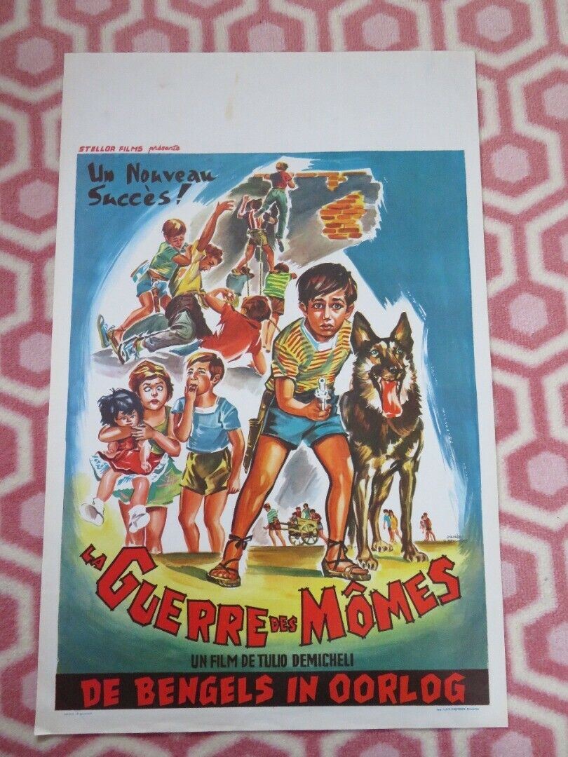 LA GUERRE DES MOMES/ La banda de los ocho BELGIUM (21.5"x 14") POSTER 1962 Movie posters