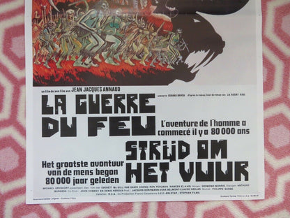 LA GUERRE DU FEU/ Quest for Fire BELGIUM (21.5"x14") POSTER EVERETT MCGILL 1981 Movie posters