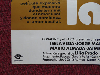 LA INDIA MEXICAN POSTER ISELA VEGA MARIO ALMADA 1976 Rendezvous Cinema Movie posters