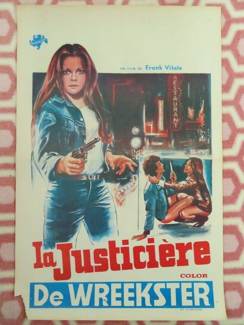 LA JUSTICIERE/ EAST END HUSTLE BELGIUM (21.5"x 14.5") POSTER Andrée Pelletier Movie posters